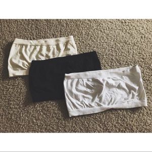 Black, Cream  and White Bandeaus